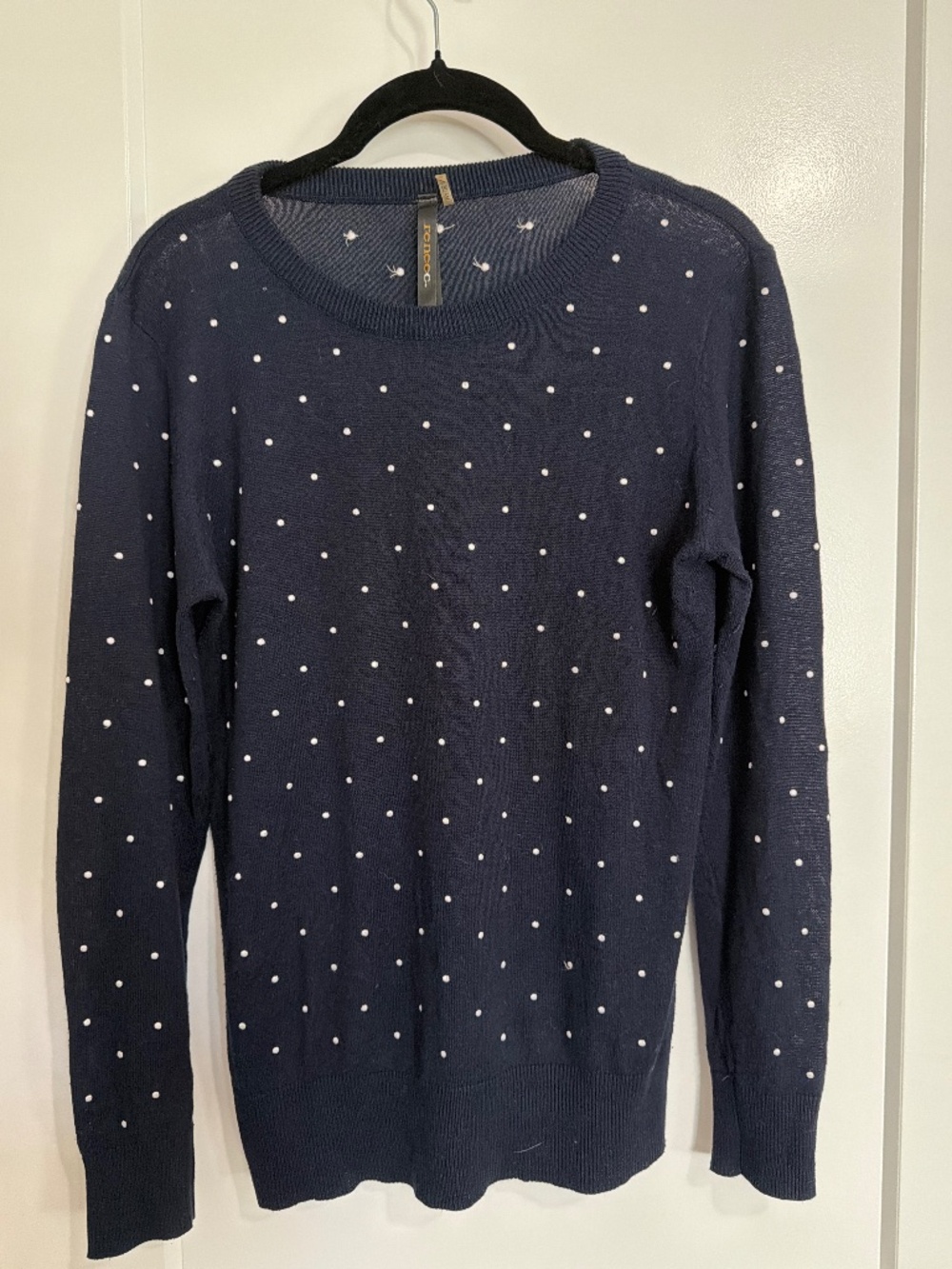Polka dot sweater